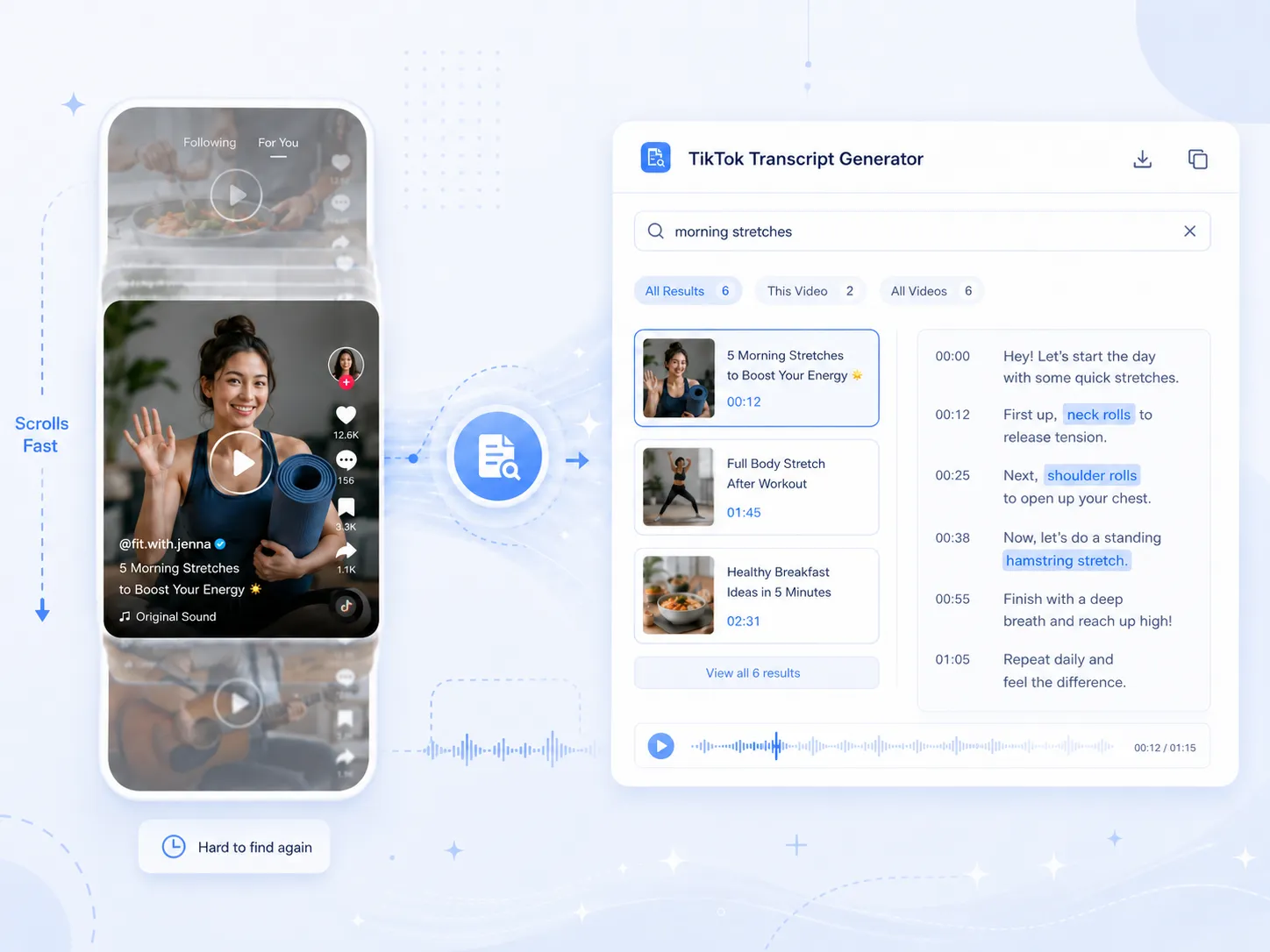 Turn TikTok Videos into Searchable Knowledge Assets